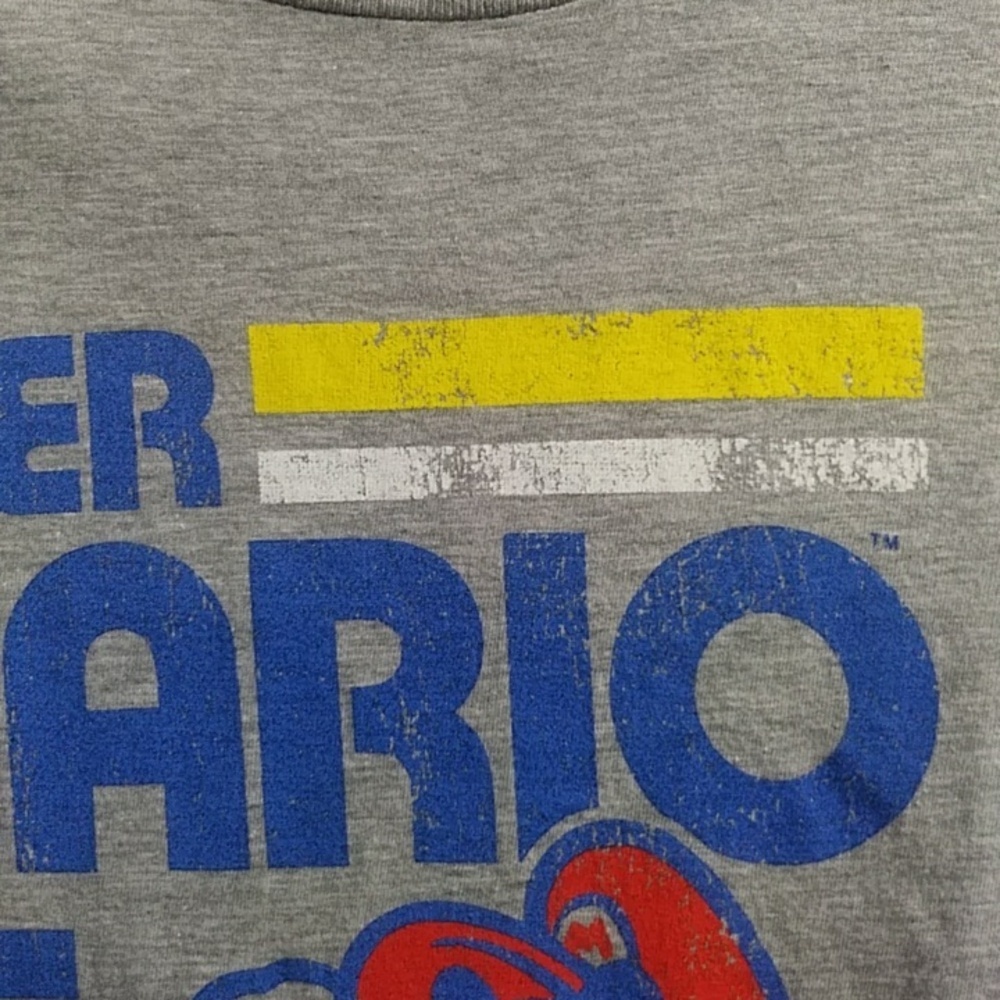 Nintendo Super Mario Bros. '85 Gray Men's Graphic T-Shirt *GUC* - Picture 4 of 6